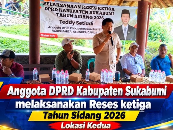 Anggota DPRD Kabupaten Sukabumi melaksanakan Reses ketiga  Tahun Sidang 2026 (Lokasi Kedua)